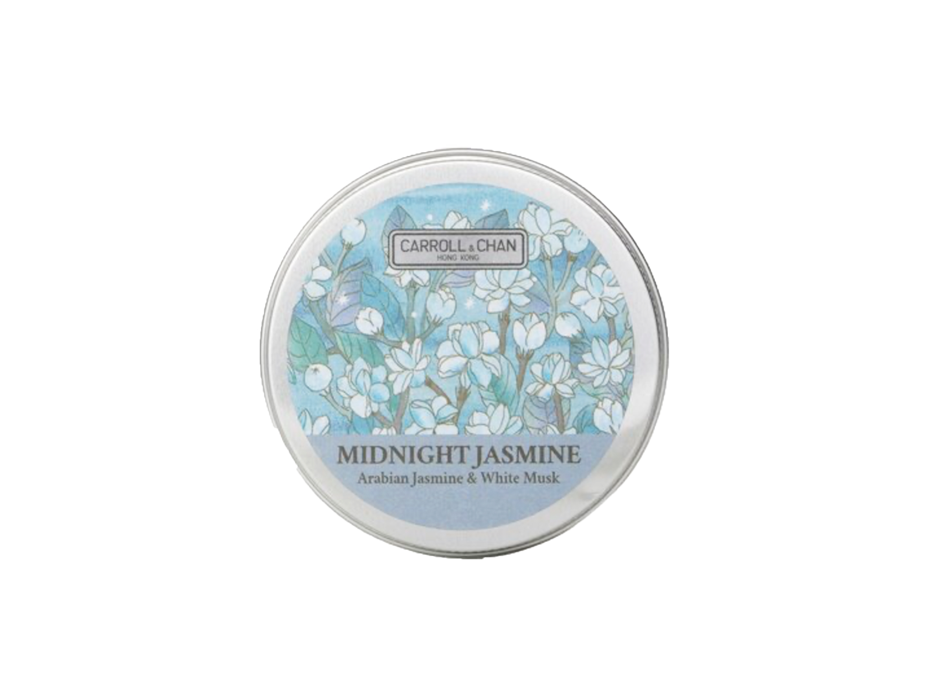 100% Beeswax Mini Tin Candle - # Midnight Jasmine (Arabian Jasmine & White Musk)