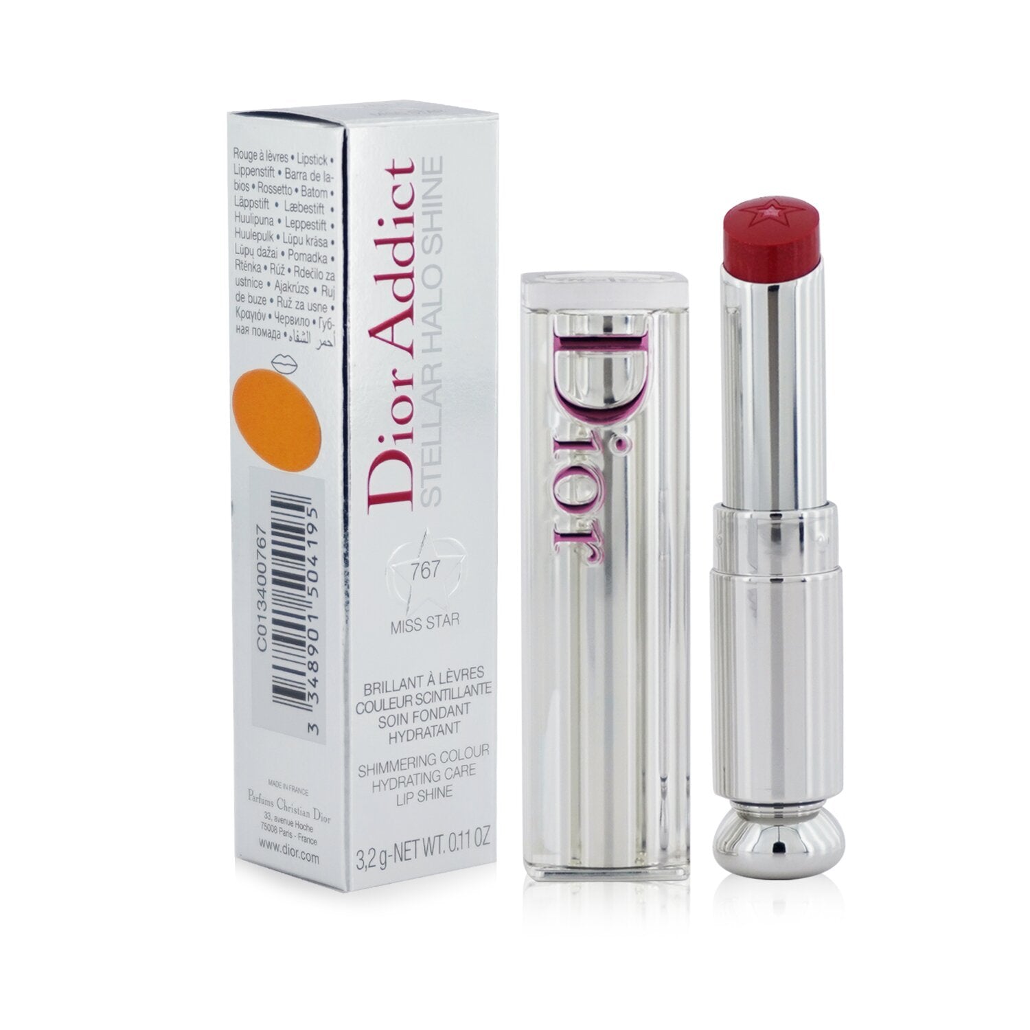 Dior Addict Stellar Halo Shine Lipstick 981 Wildstar 011oz32g New With  Box  Walmartcom